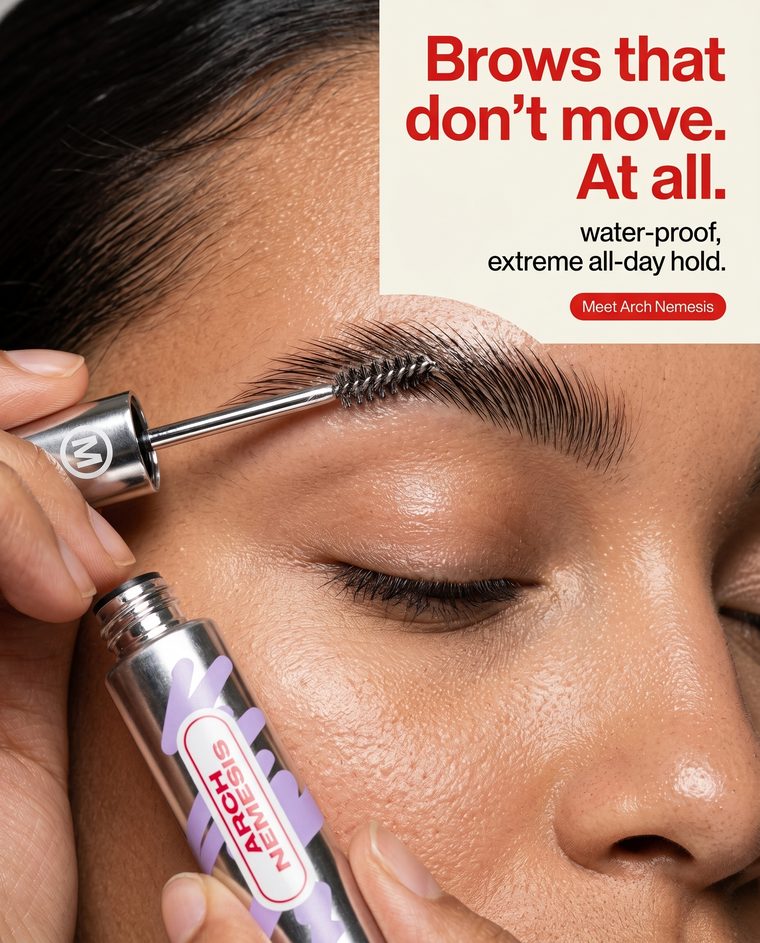 M Cosmetics — Brows that don't move